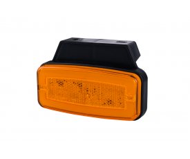 LD 2765 Габаритно-контурный фонарь NEON HOR 116 24 LED с отражателем кронштейном оранжевый   2функции: габарит боковой/светоотражатель 52765